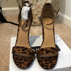 Cheetah Block Heels